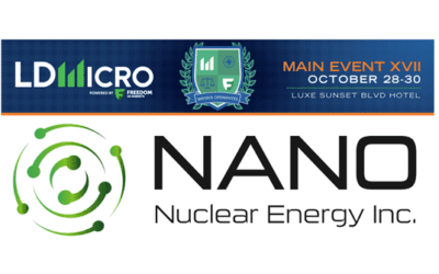 NANO Nuclear Energy to Present and Sponsors the Nuclear Panel at the 17th Annual LD Micro Main Event Held on October 28-30, 2024 in Los Angeles