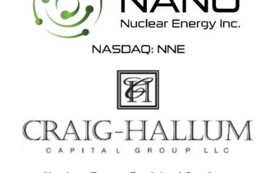 NANO Nuclear Energy to Present at Craig-Hallum Capital Group’s Nuclear Energy Revisited Conference Held Virtually on December 11, 2024