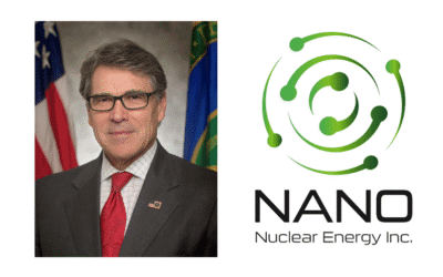 NANO Nuclear Appoints Former U.S. Secretary of Energy and 47th Governor of Texas Rick Perry as Chairman of its Executive Advisory Board