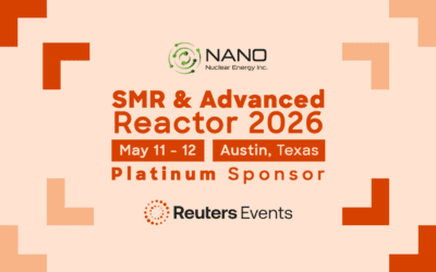 NANO Nuclear Announces Platinum Sponsorship and Executive Participation at the Upcoming Reuters Events’ SMR & Advanced Reactor 2026 Conference