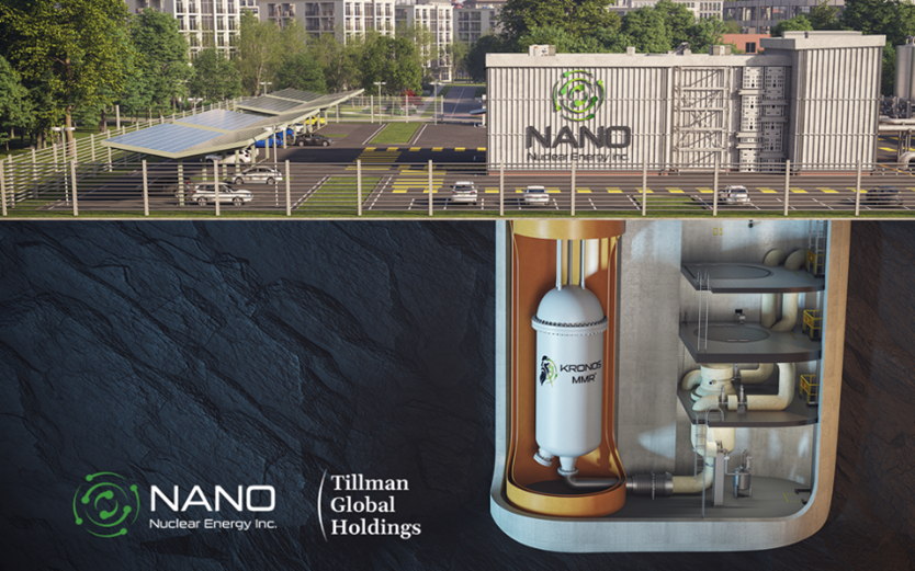 NANO Nuclear and Tillman Digital Gateway Sign Strategic Commercial Framework to Enable Advanced Nuclear Power for Gigawatt-Scale U.S. AI Industrial Zones